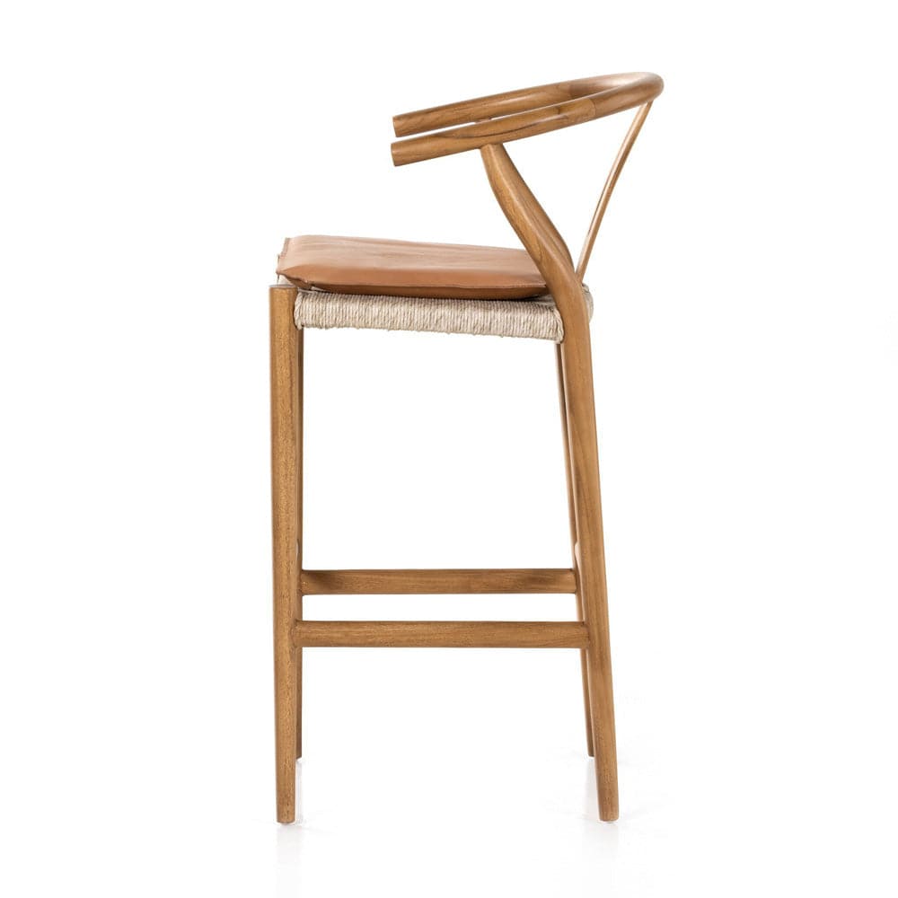 Four Hands - Muestra Bar Stool - Whiskey Saddle - 228279-008 view 3