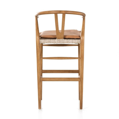 Four Hands - Muestra Bar Stool - Whiskey Saddle - 228279-008 view 4