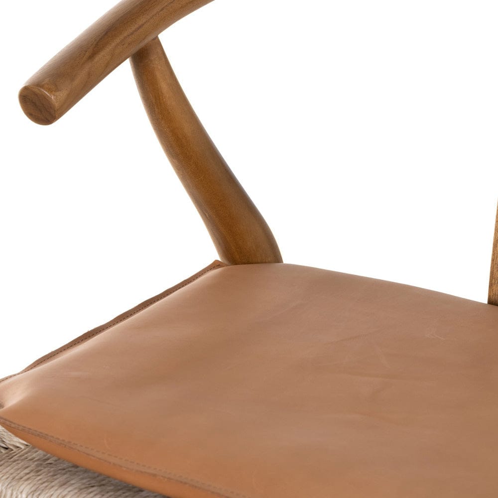 Four Hands - Muestra Bar Stool - Whiskey Saddle - 228279-008 view 7