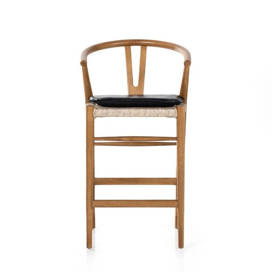 Four Hands - Muestra Counter Stool - Pebble Black - 228279-023 view 1