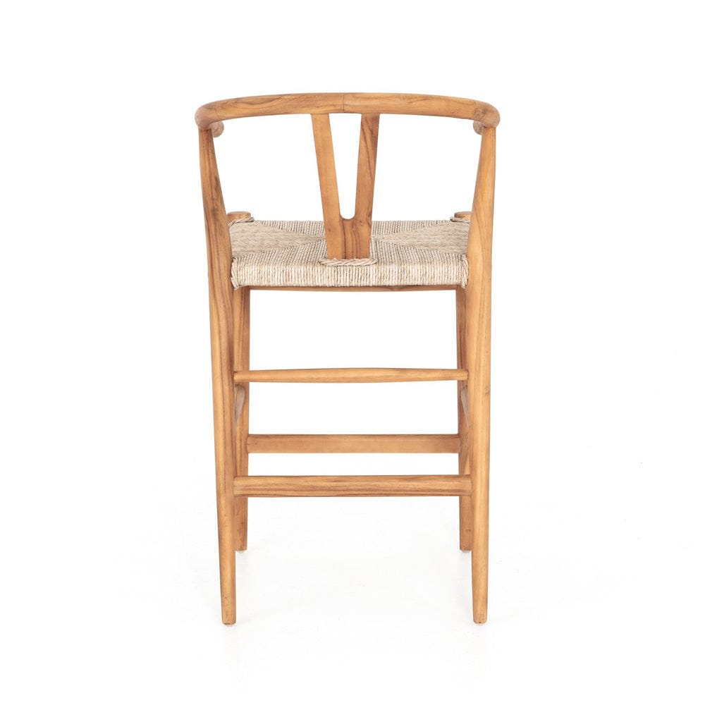 Four Hands - Muestra Counter Stool - Vintage White - 106917-010 view 5