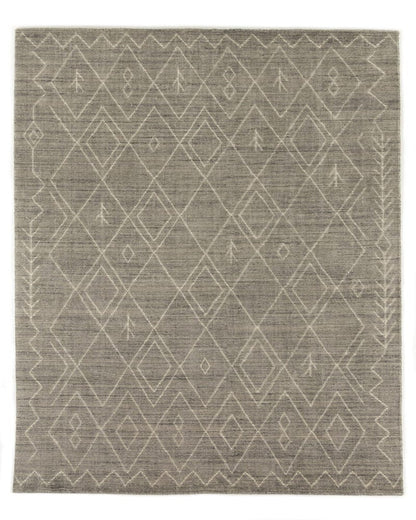 Four Hands - Nador Moroccan Hand Knotted Rug - Nador Grey - 230615-006 view 1