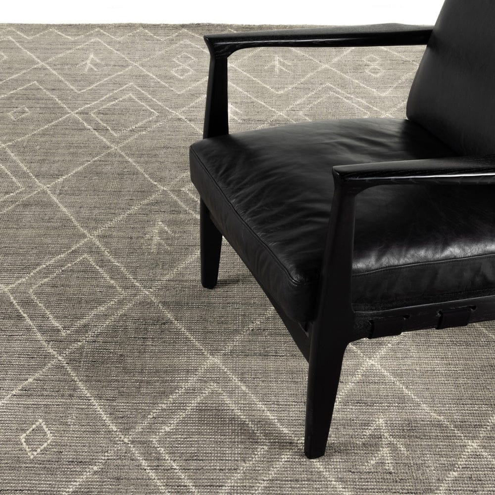 Four Hands - Nador Moroccan Hand Knotted Rug - Nador Grey - 230615-006 view 4