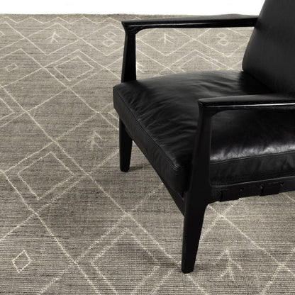 Four Hands - Nador Moroccan Hand Knotted Rug - Nador Grey - 230615-006 view 4