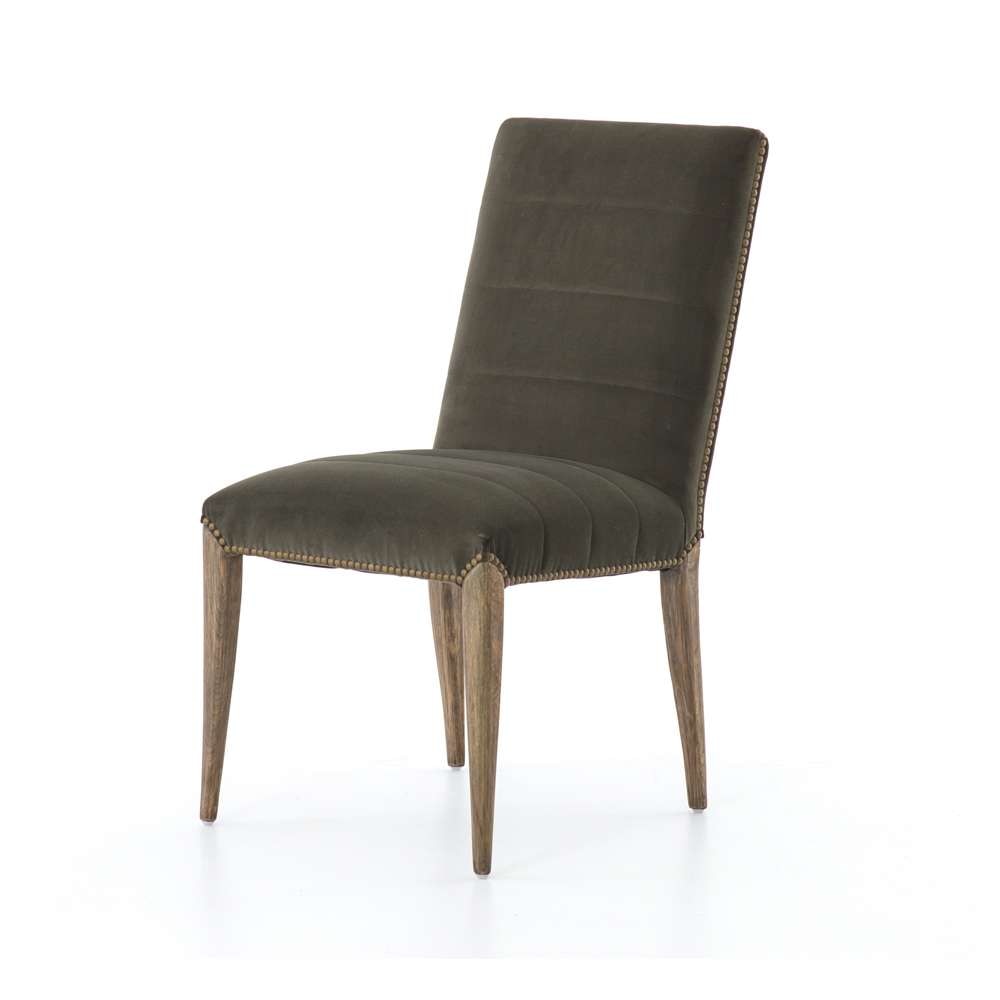 Four Hands - Nate Dining Chair - Modern Velvet Loden - 105582-008 veiw 1