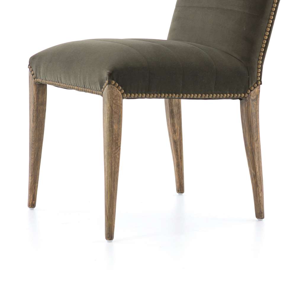 Four Hands - Nate Dining Chair - Modern Velvet Loden - 105582-008 veiw 3