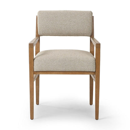Four Hands - Navid Dining Arm Chair - Weslie Flax - 246348-003 view 1