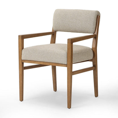 Four Hands - Navid Dining Arm Chair - Weslie Flax - 246348-003 view 2