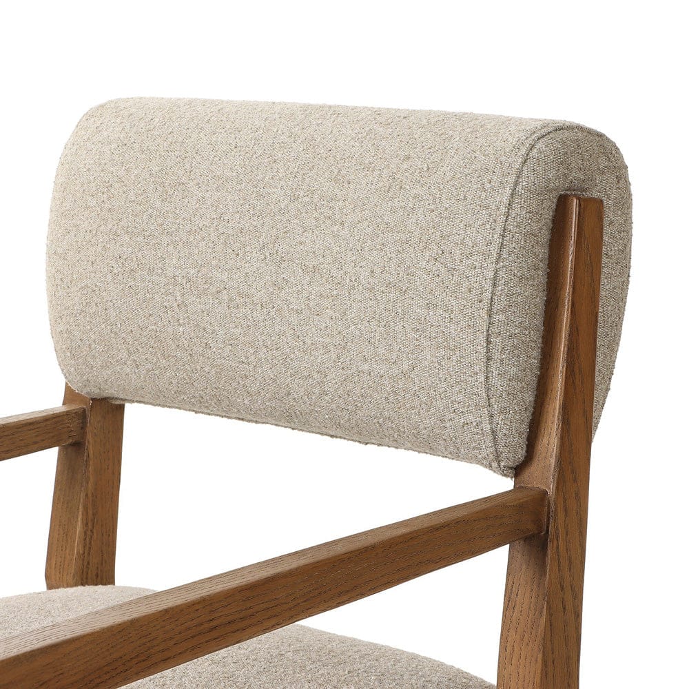 Four Hands - Navid Dining Arm Chair - Weslie Flax - 246348-003 view 7