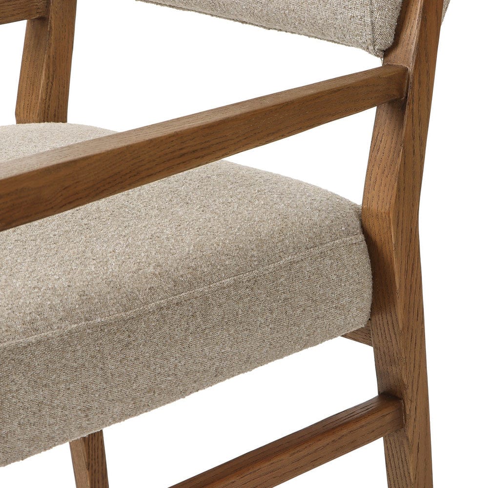 Four Hands - Navid Dining Arm Chair - Weslie Flax - 246348-003 view 8