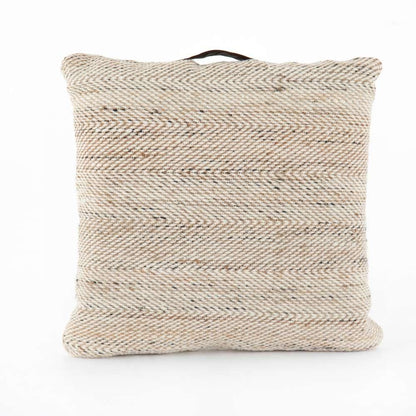 Four Hands - Neema Pouf - Set - Heathered Wool - Natural - 108797-001 veiw 3