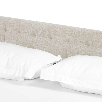 Four Hands - Newhall Bed - 55in - Plushtone Linen - Queen - 106113-010 veiw 5