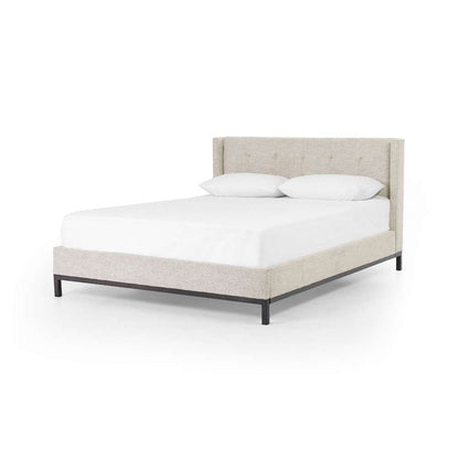 Four Hands - Newhall Bed - Plushtone Linen - Queen - 105969-030 veiw 1