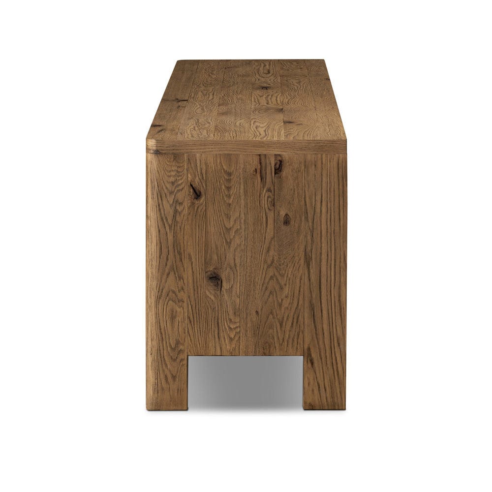 Four Hands - Noeline Media Console - Resawn Worn Oak - 242372-002 view 3