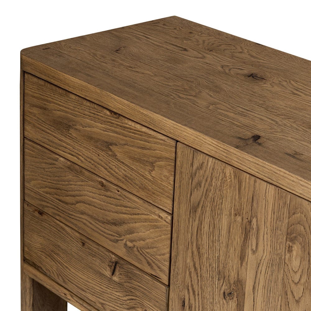 Four Hands - Noeline Media Console - Resawn Worn Oak - 242372-002 view 7