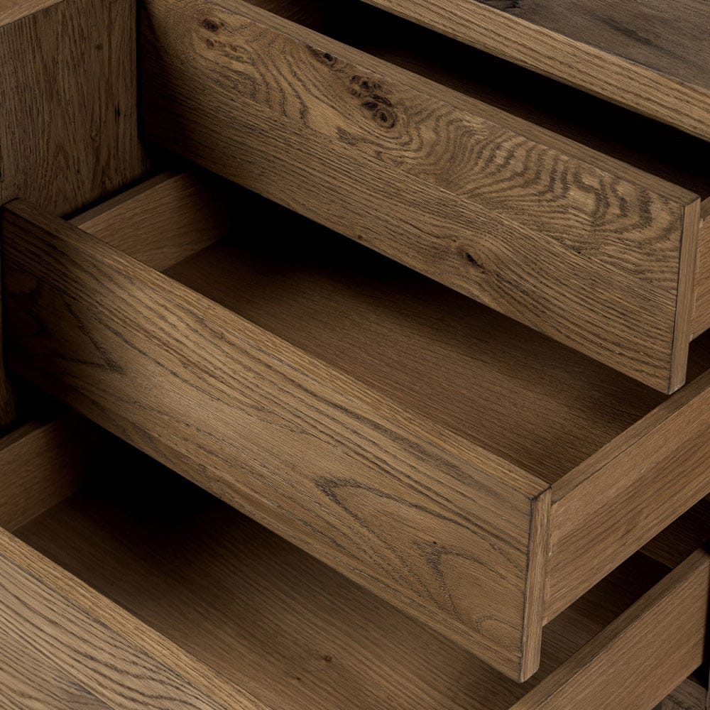 Four Hands - Noeline Media Console - Resawn Worn Oak - 242372-002 view 11