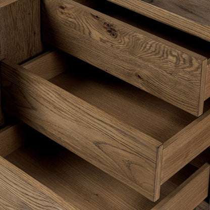 Four Hands - Noeline Media Console - Resawn Worn Oak - 242372-002 view 11