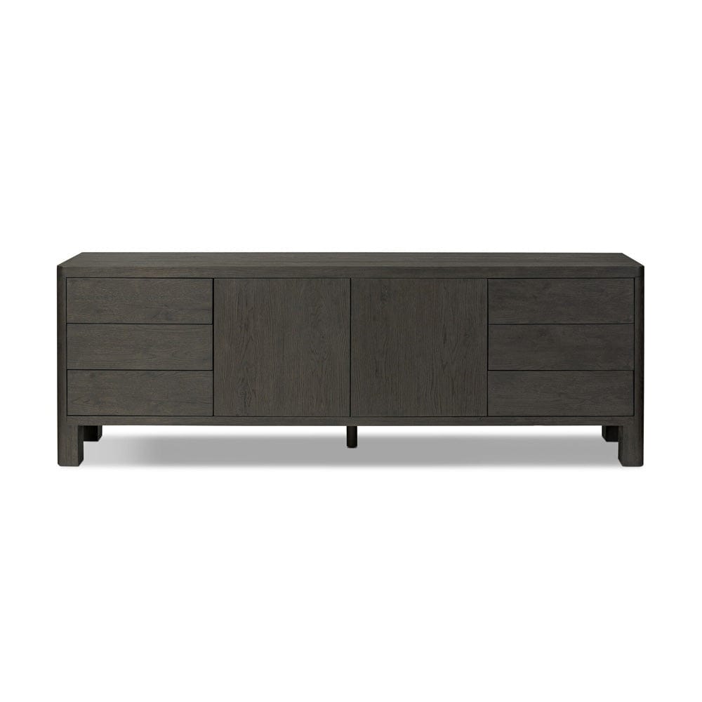 Four Hands - Noeline Media Console - Smoked Black Oak Veneer - 242372-001 view 1