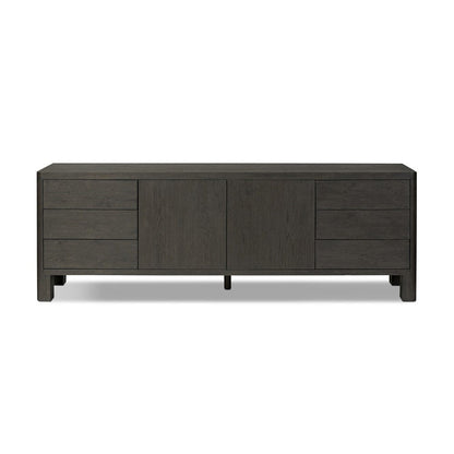 Four Hands - Noeline Media Console - Smoked Black Oak Veneer - 242372-001 view 1