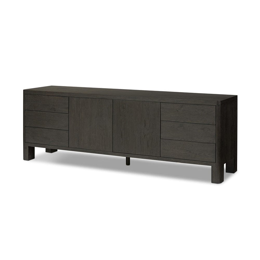 Four Hands - Noeline Media Console - Smoked Black Oak Veneer - 242372-001 view 2