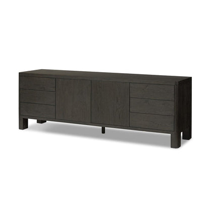Four Hands - Noeline Media Console - Smoked Black Oak Veneer - 242372-001 view 2
