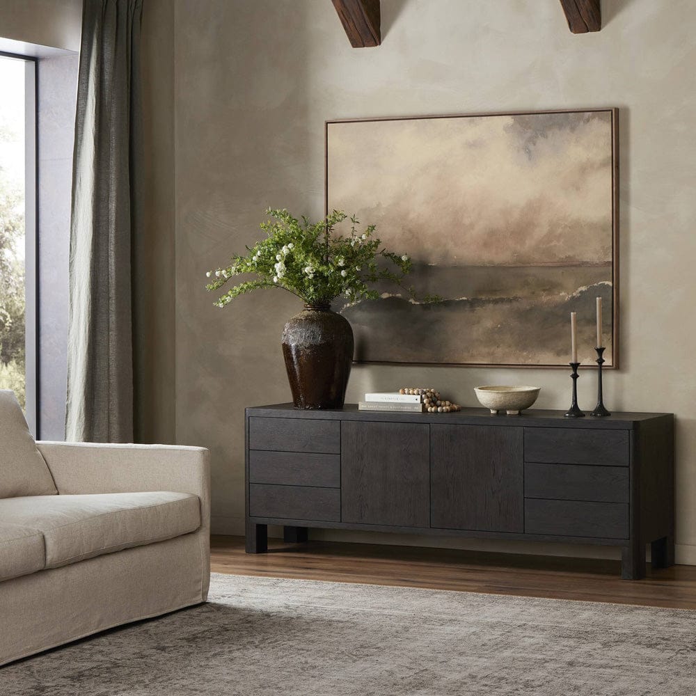 Four Hands - Noeline Media Console - Smoked Black Oak Veneer - 242372-001 view 4
