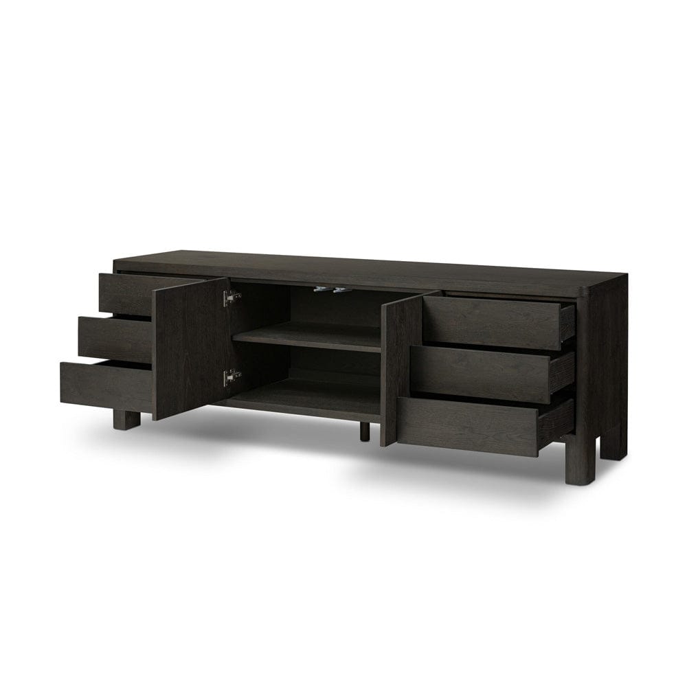 Four Hands - Noeline Media Console - Smoked Black Oak Veneer - 242372-001 view 9