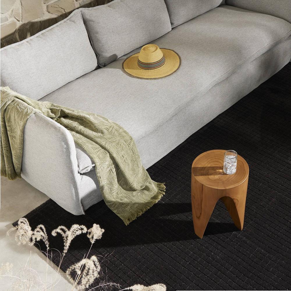 Four Hands - Nomad - Gunter Outdoor Rug - Gunter Charcoal - 8x10 - 238154-002 veiw 6