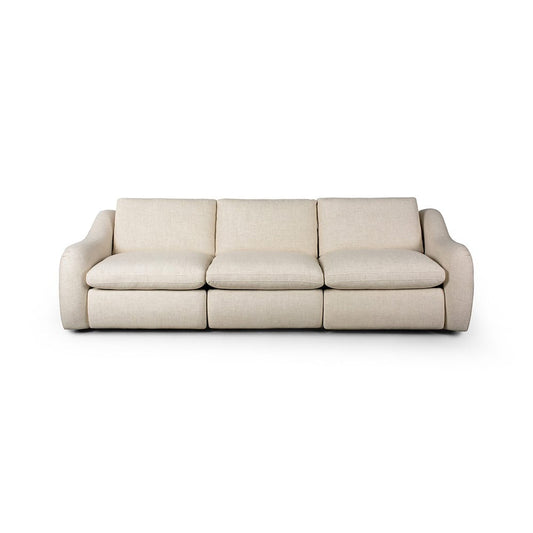 Four Hands - Norwood - Crawford Power Recliner 3-Piece Sectional Sofa - Antigo Natural - 247730-001_CLOSEOUT view 2