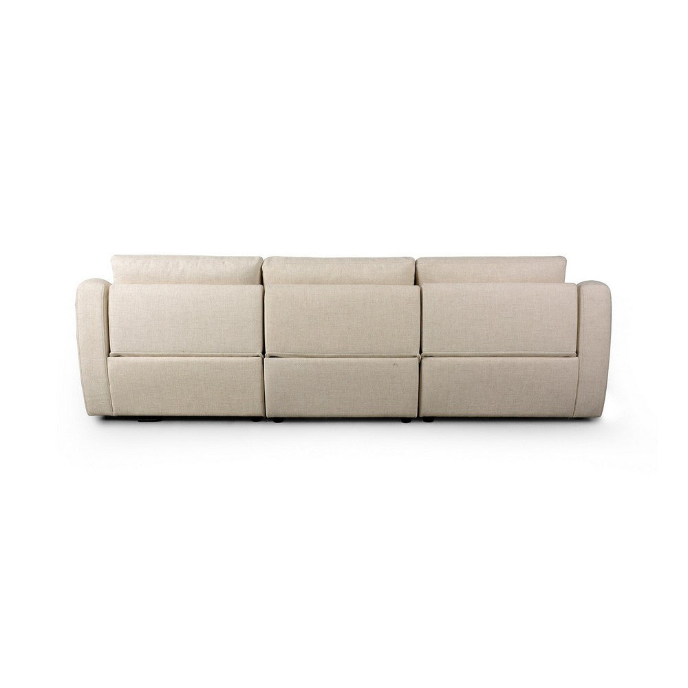 Four Hands - Norwood - Crawford Power Recliner 3-Piece Sectional Sofa - Antigo Natural - 247730-001_CLOSEOUT view 6