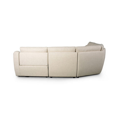 Four Hands - Norwood - 	Crawford Power Recliner 5-Piece Sectional Sofa - Antigo Natural - 247731-002_CLOSEOUT view 6
