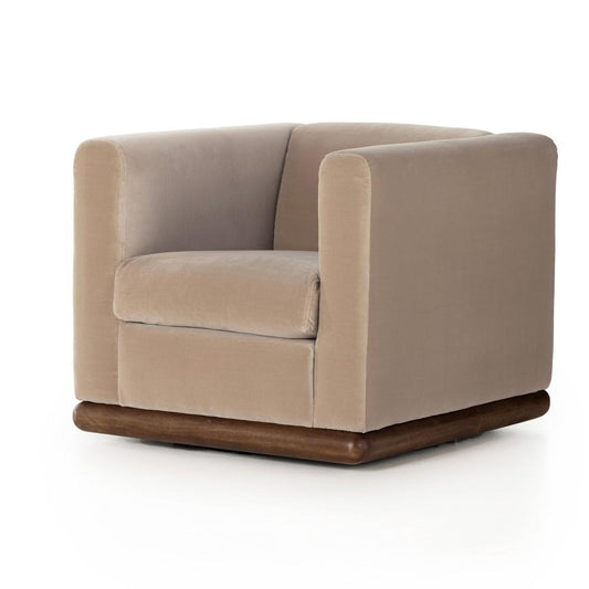 Four Hands - Norwood - Elizabeth Swivel Chair - Surrey Taupe - 228390-002 veiw 1