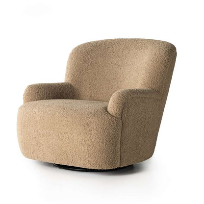 Four Hands - Norwood - Kadon Swivel Chair-Sheepskin Camel - 231717-001 veiw 1