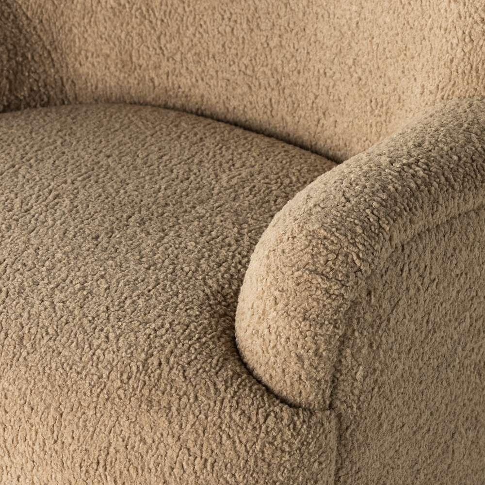 Four Hands - Norwood - Kadon Swivel Chair-Sheepskin Camel - 231717-001 veiw 5