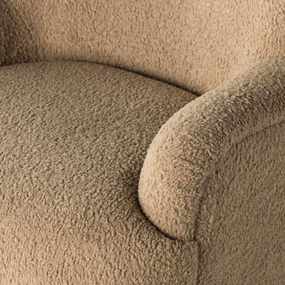 Four Hands - Norwood - Kadon Swivel Chair-Sheepskin Camel - 231717-001 veiw 5