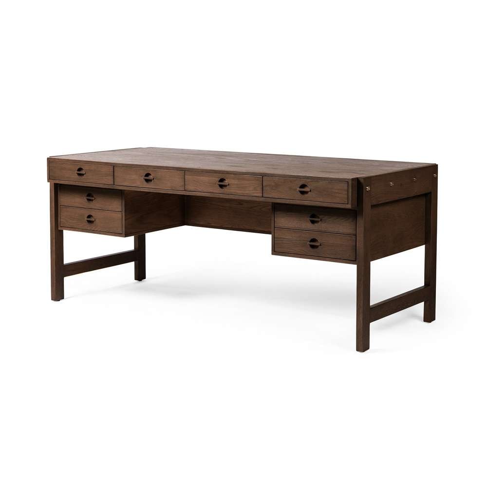 Four Hands - Oakley Desk - Dark Toasted Oak Veneer - 232732-004 veiw 1