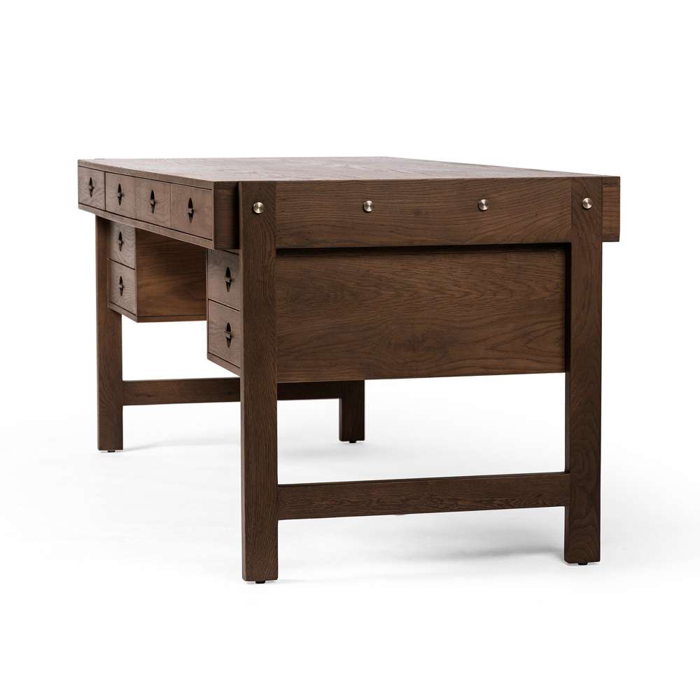 Four Hands - Oakley Desk - Dark Toasted Oak Veneer - 232732-004 veiw 2