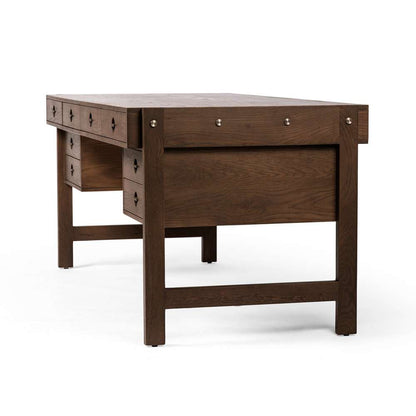 Four Hands - Oakley Desk - Dark Toasted Oak Veneer - 232732-004 veiw 2