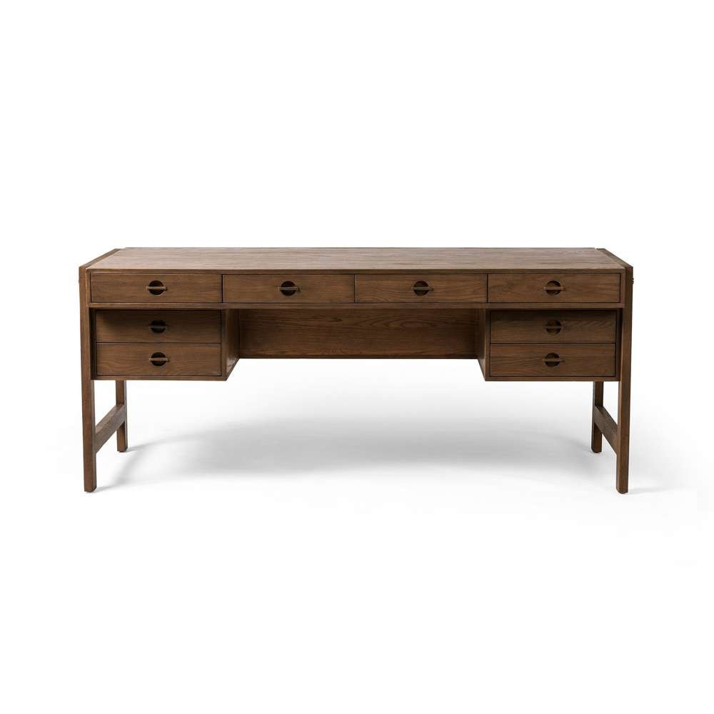 Four Hands - Oakley Desk - Dark Toasted Oak Veneer - 232732-004 veiw 3