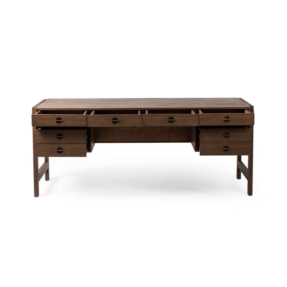Four Hands - Oakley Desk - Dark Toasted Oak Veneer - 232732-004 veiw 8
