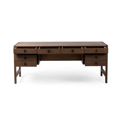 Four Hands - Oakley Desk - Dark Toasted Oak Veneer - 232732-004 veiw 8