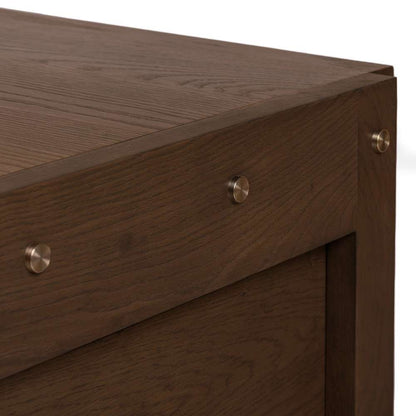 Four Hands - Oakley Desk - Dark Toasted Oak Veneer - 232732-004 veiw 11