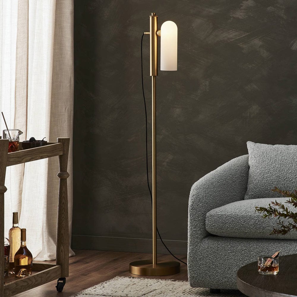 Four Hands - Odyssey 1 Floor Lamp - Burnished Brass - 245026-001 view 4