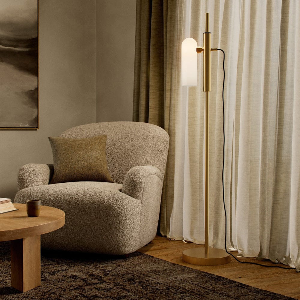 Four Hands - Odyssey 1 Floor Lamp - Burnished Brass - 245026-001 view 5