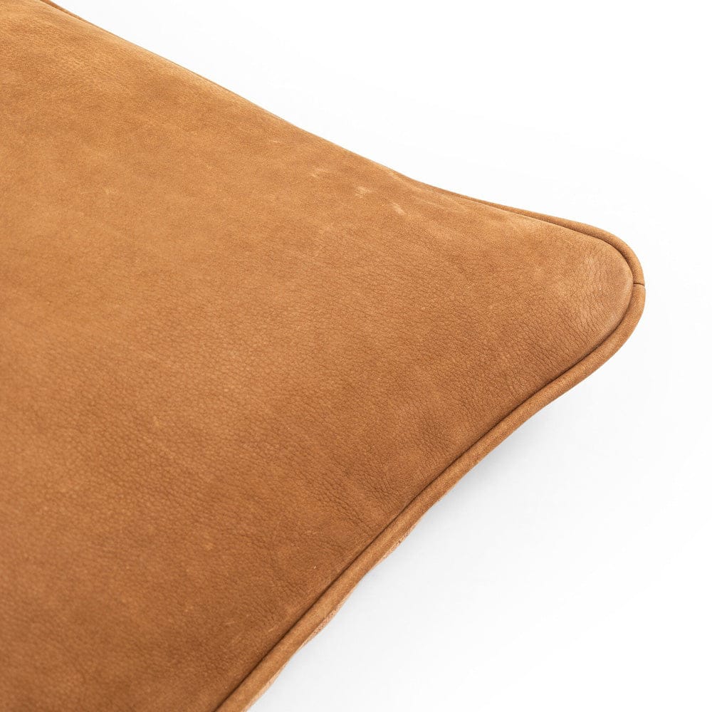 Four Hands - Olsen Pillow - Nubuck Cognac - 248560-005 view 7