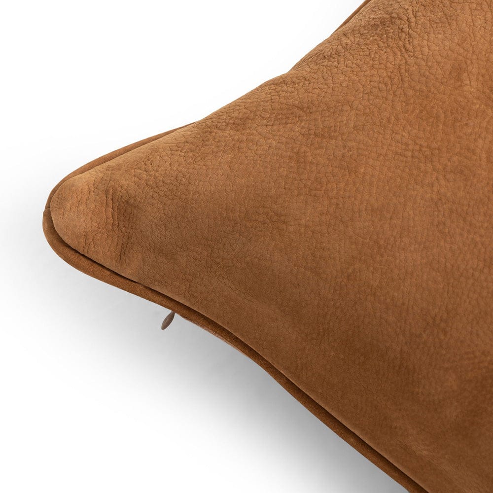 Four Hands - Olsen Pillow - Nubuck Cognac - 248560-005 view 8