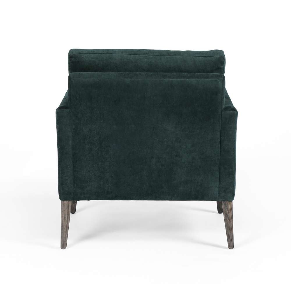 Four Hands - Olson Chair - Emerald Worn Velvet - 105771-007 veiw 2