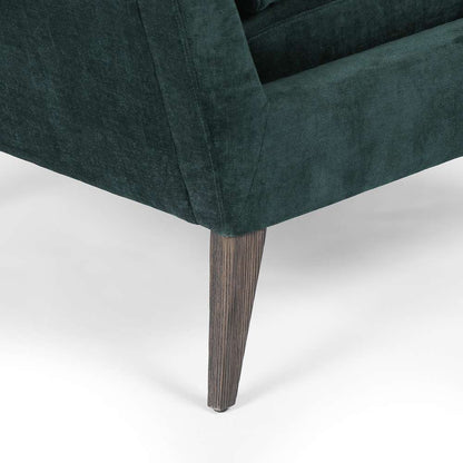 Four Hands - Olson Chair - Emerald Worn Velvet - 105771-007 veiw 4