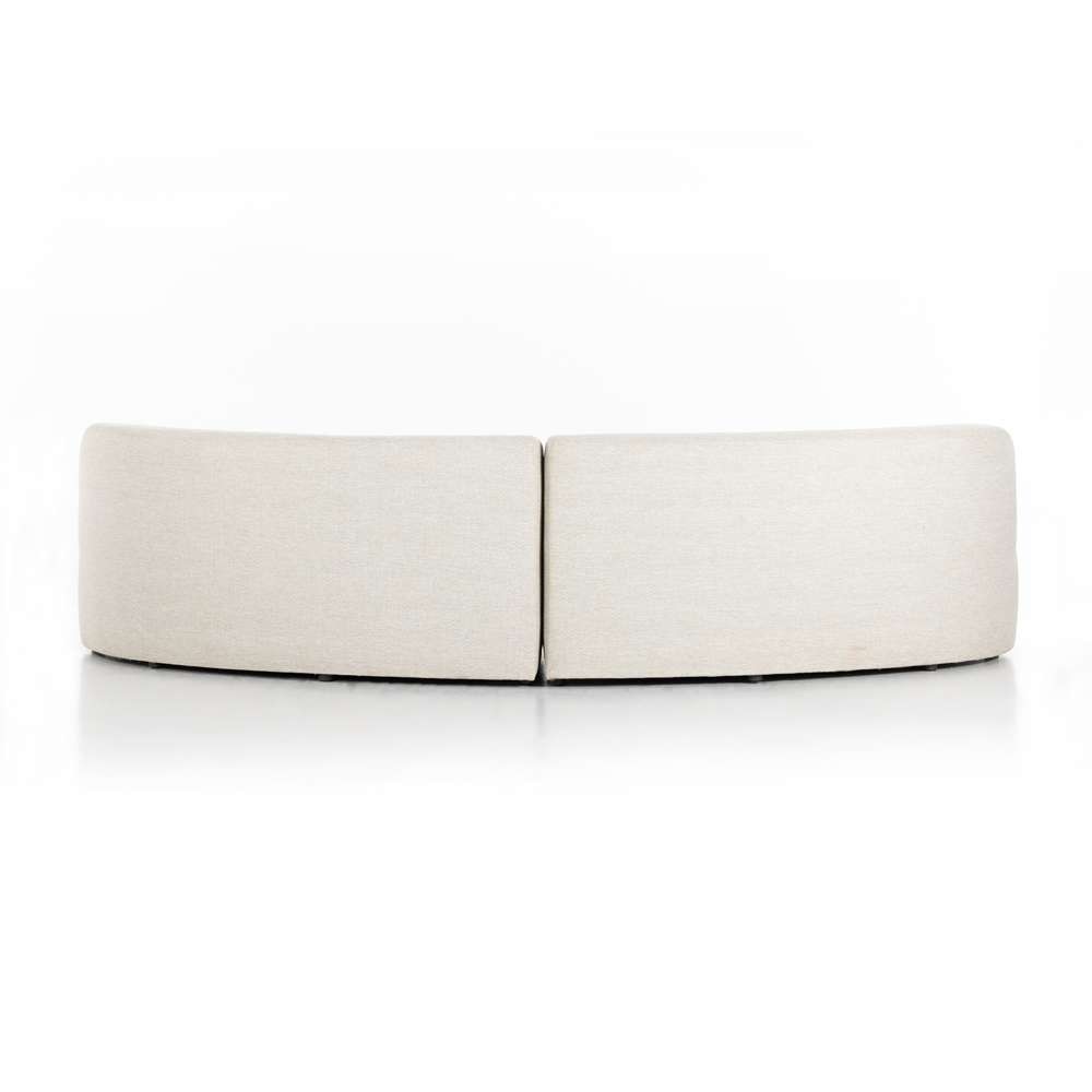 Four Hands - Opal Outdoor 2pc Curved Sectional - Sand - 230044-004 veiw 2
