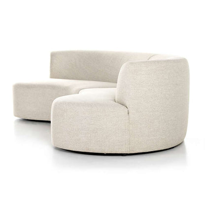 Four Hands - Opal Outdoor 2pc Curved Sectional - Sand - 230044-004 veiw 3